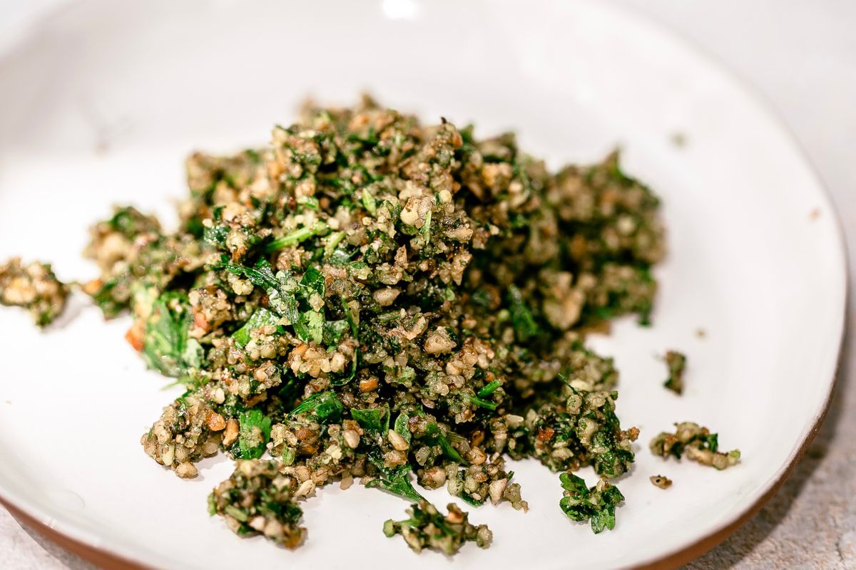 Gremolata de nueces