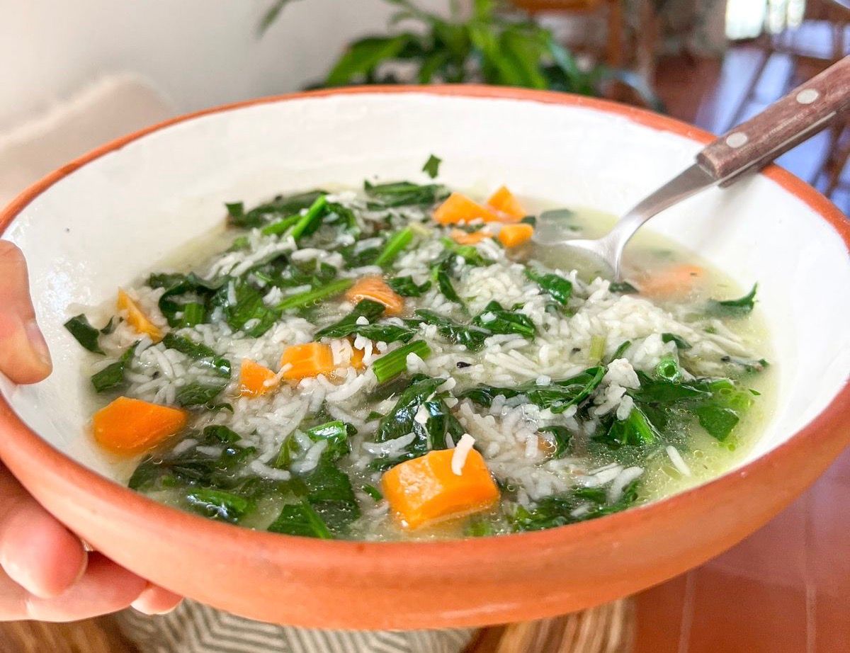 Sopa para recibir el otoño