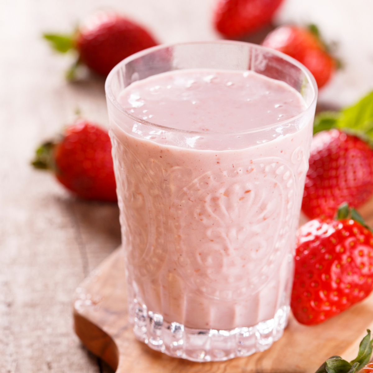 Smoothie de Fresa con Coco