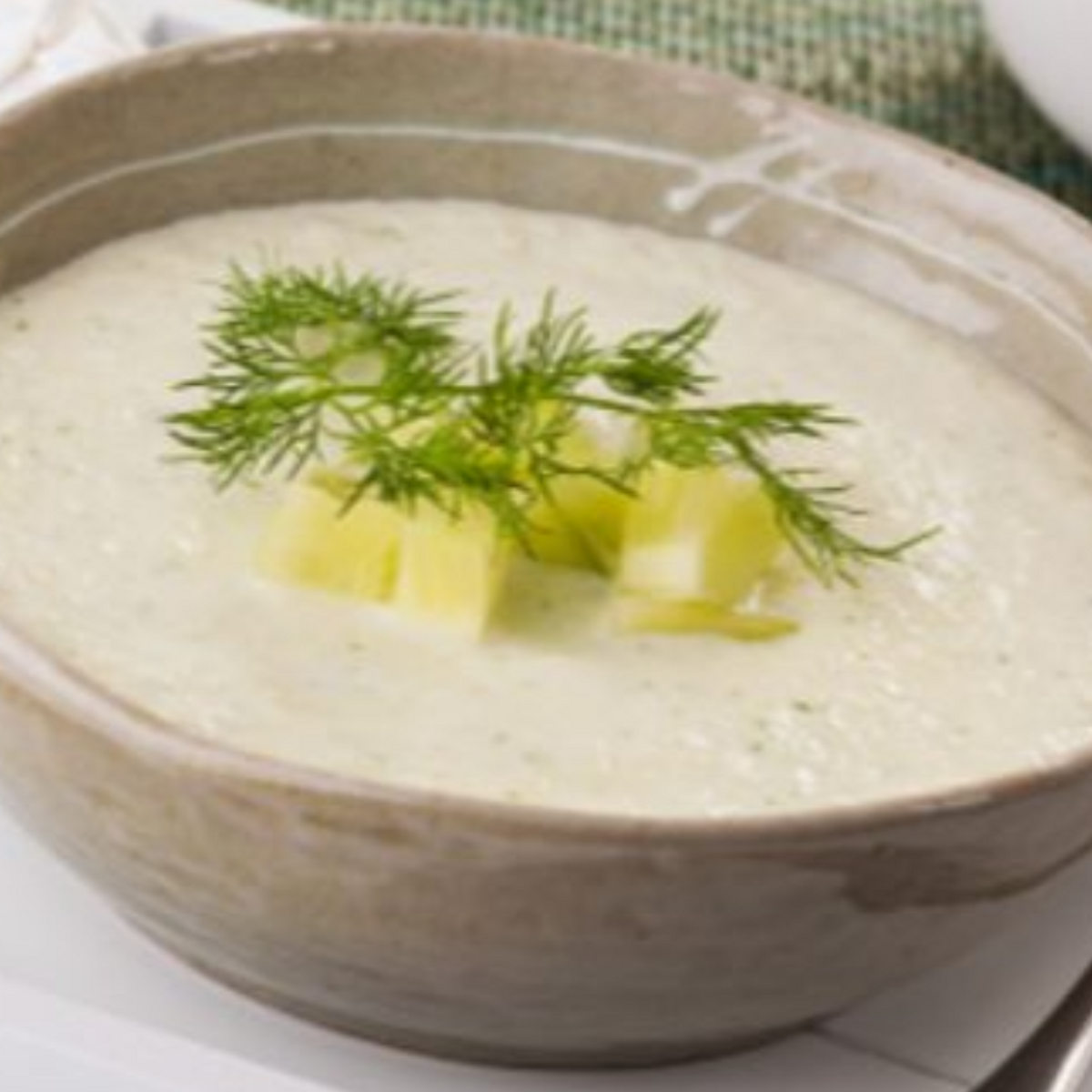 Crema de Pepino y Coliflor