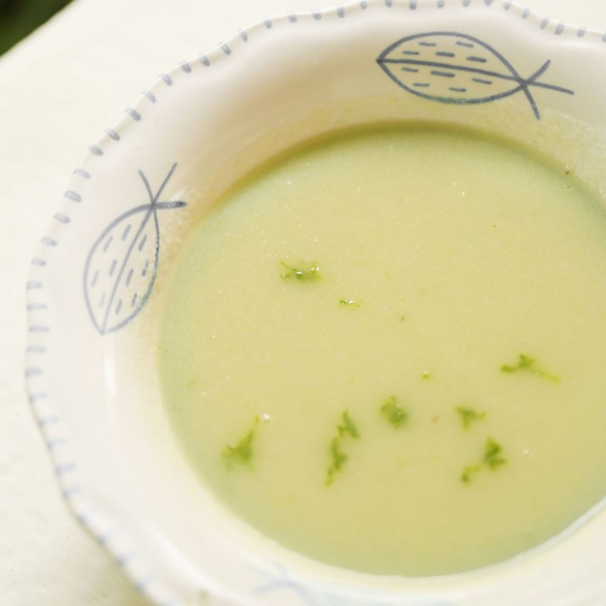 Crema de Pepino y Coliflor