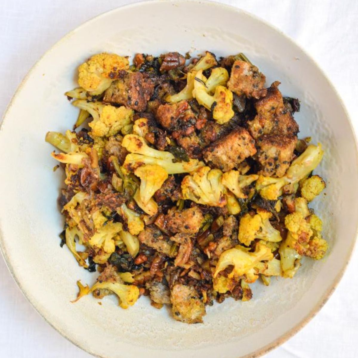 Relleno Festivo de Coliflor y Especias