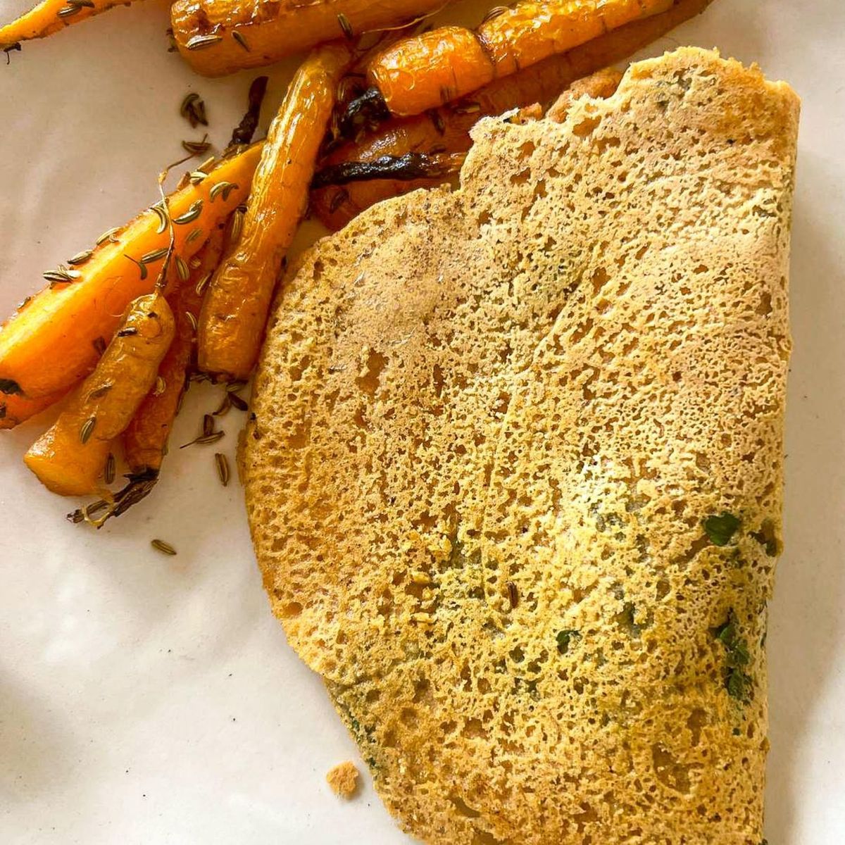 Crepas de Lentejas Naranjas