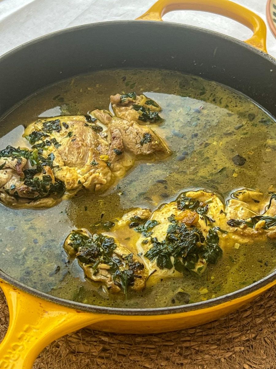 Pollo Aromático con Hierbas y Especias
