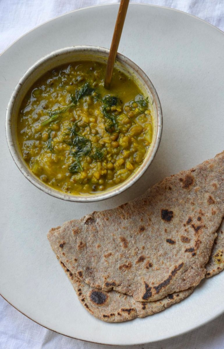 Sopa Cremosa de Frijoles Mungo