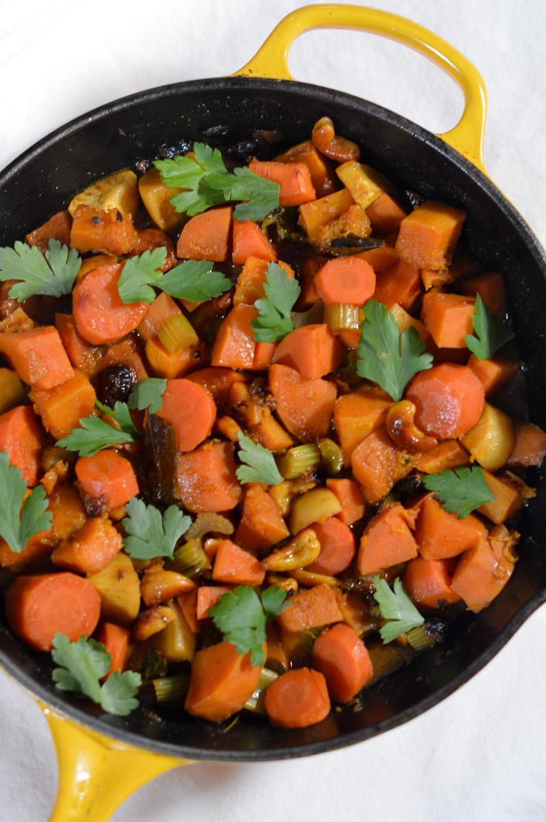 Estofado de Verduras con Nuez de la India