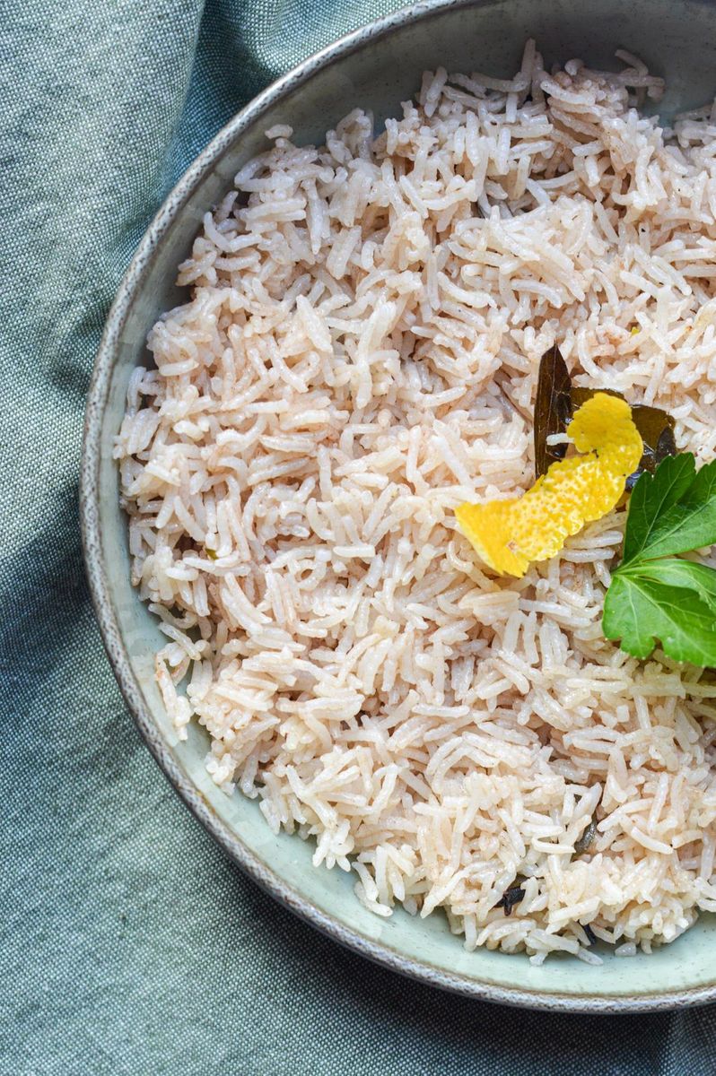 Arroz Basmati Especiado con Limón