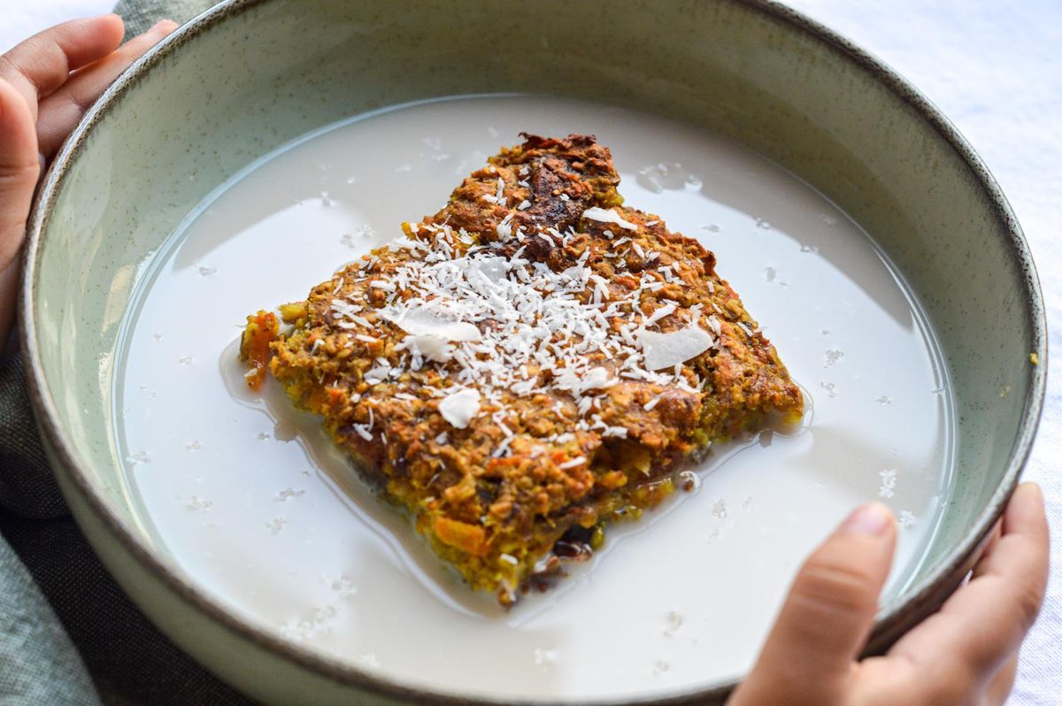 Avena Horneada con Zanahoria